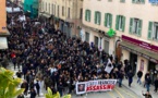 Manifestation de solidarité à Yvan Colonna à Corti. Photo Michel Luccioni.