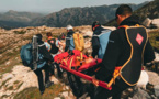 Monte Renoso : une caravane terrestre du PGHM pour secourir une randonneuse blessée