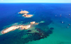 La photo du jour : les îles Finocchiarola vues du ciel