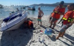 Plage de l'argentella de Sartene : une embarcation avec 7 personnes à bord heurte un écueil
