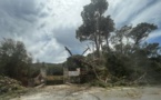 La tempête du 18 août 2022 en Corse.