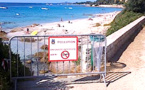 Ajaccio : Interdiction de baignade et de pêche sur les plages Pasci Pecura et Barbicaja
