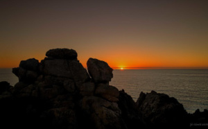 La photo du jour : quand le soleil se couche à Cargèse-Puntiglione