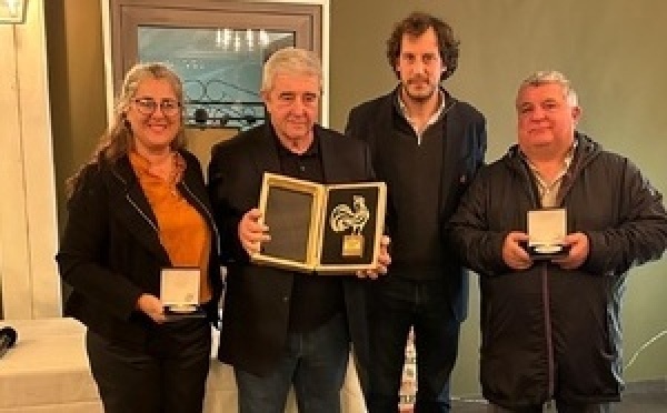 Rugby : Dédé Giamarchi a reçu le Coq d'Or de la FFR