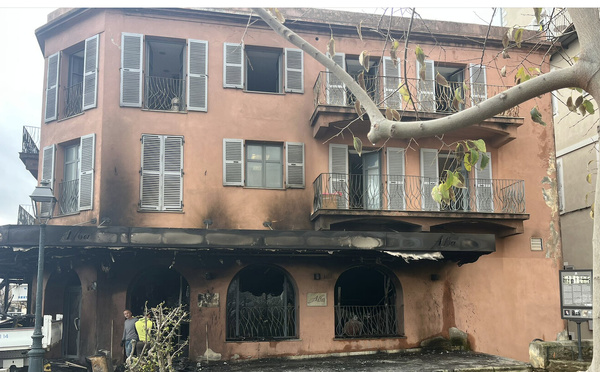 Incendie de "L'Alba" à Bastia : une enquête ouverte pour « destruction par un moyen dangereux »