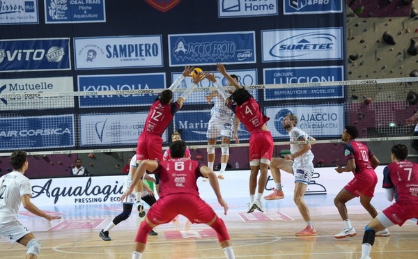 MSL Volley – Le GFC Ajaccio sombre à Sète (3-0)