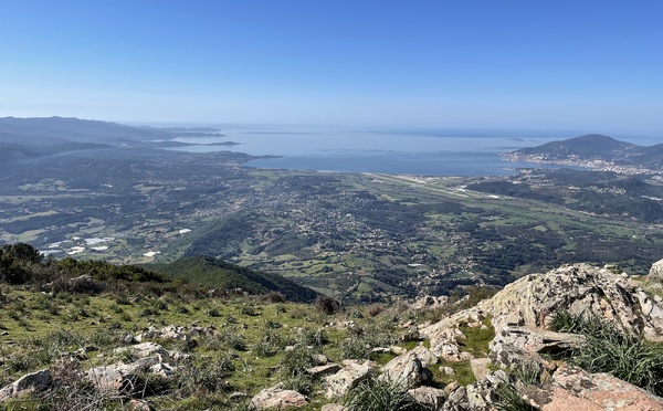 A màghjina - Da u Monte Aragnascu, u Golfu d’Aiacciu in tutta a so maestà
