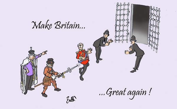 Le dessin de Battì : "Make Britain... Great Again !"