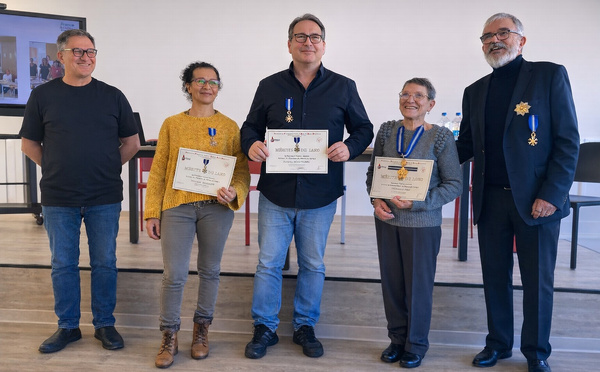 Ghisonaccia - La Croix de Chevalier du Mérite du Sang à Jacques Sculteur