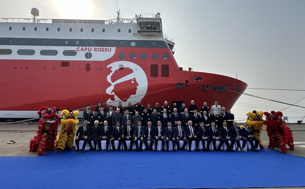 Corsica Linea réceptionne officiellement son nouveau navire