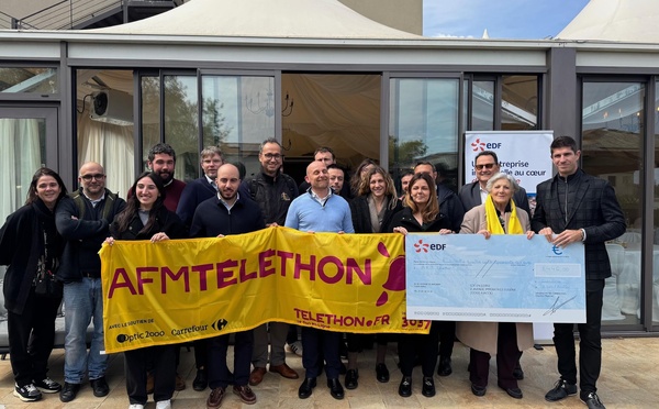 EDF-ENGIE : une nouvelle mobilisation solidaire en faveur du Téléthon en Corse