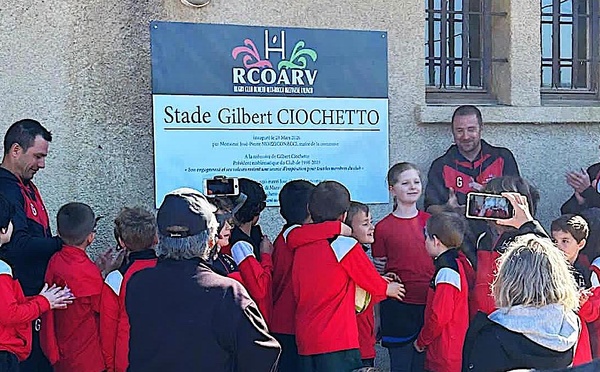 Rugby - Le stade du RCOARV porte le nom de Gilbert Ciochetto