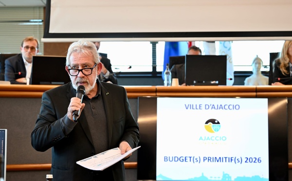 La Ville d’Ajaccio adopte son budget 2026 dans un contexte financier contraint