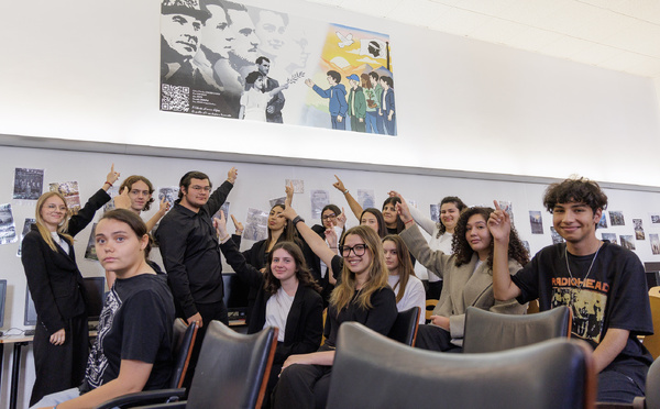 Bastia - Au lycée Jean-Nicoli, une fresque pour transmettre la mémoire de la Résistance