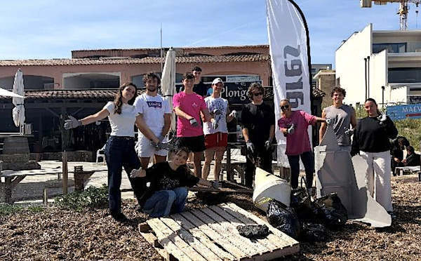 Porticcio : plus de 40 kg de déchets retirés du littoral lors de l’opération « Eco Dive x Clean Walk »