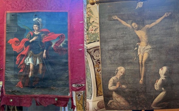 Parata d’Orezza : une collecte lancée pour restaurer les bannières processionnelles de l’église San Gavinu