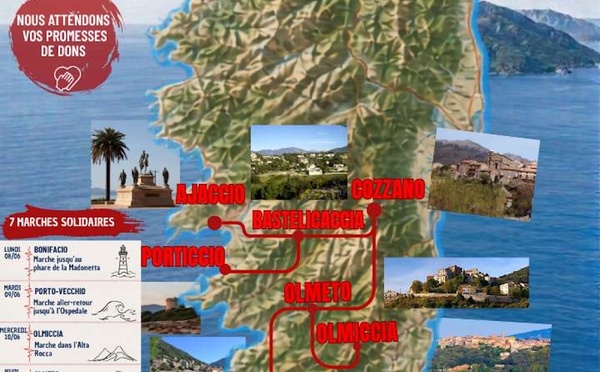 La « Rando des donneurs » va traverser la Corse-du-Sud pour remercier les donneurs de sang