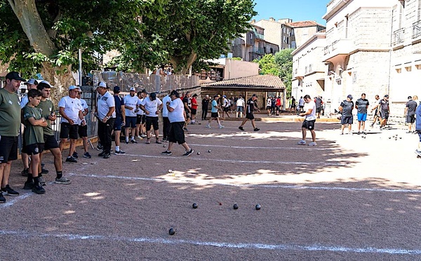 Pétanque à Portivechju - Coup d'envoi réussi pour le Challenge Gérard et Véro Cesari