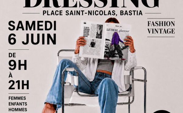 Vide-dressing fashion vintage : une édition estivale le 6 juin place Saint-Nicolas à Bastia