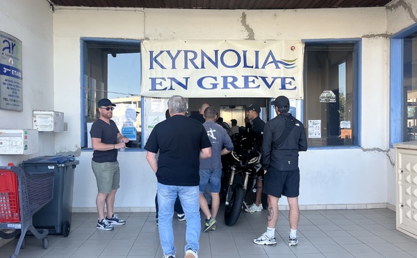 À Ajaccio, les salariés de Kyrnolia mobilisés contre la procédure de licenciement visant un délégué syndical