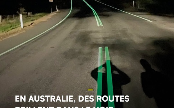 Le marquage fluorescent c'est en Australie. Chez nous, on n'a besoin que de peinture blanche…