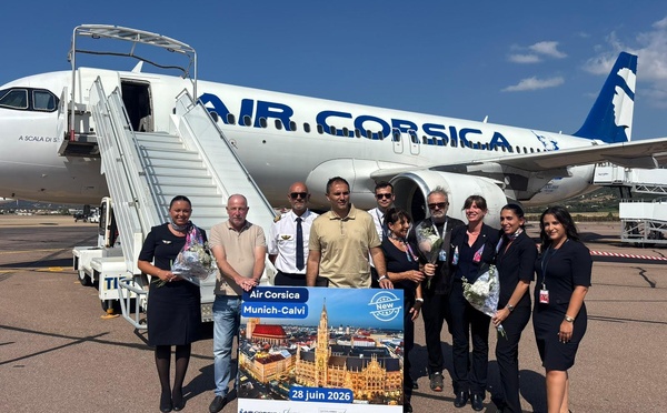 Air Corsica inaugure sa liaison Munich-Calvi, une nouvelle porte d'entrée allemande vers la Balagne