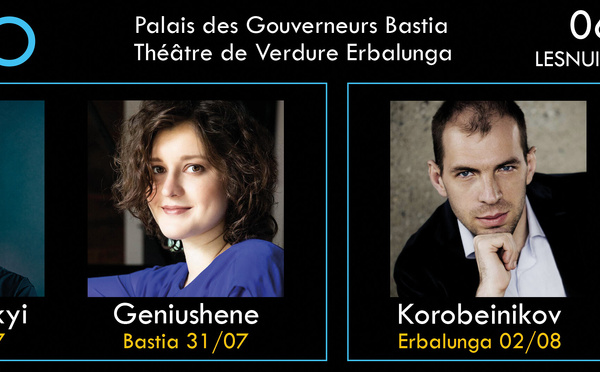« Nuits du piano » à Bastia et Erbalonga du 29 juillet au 4 août