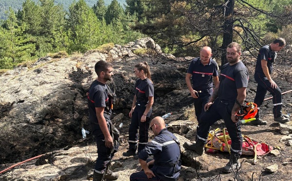 Albertacce - 25 kilomètres de pistes créés pour permettre aux pompiers un accès au cœur du sinistre