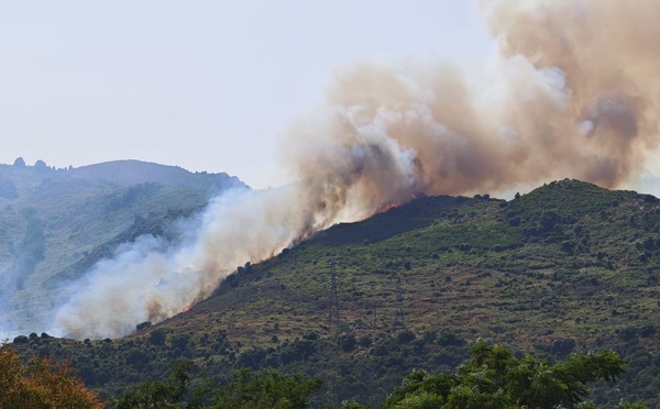 Deux incendies mobilisent d'importants moyens à Oletta et Biguglia