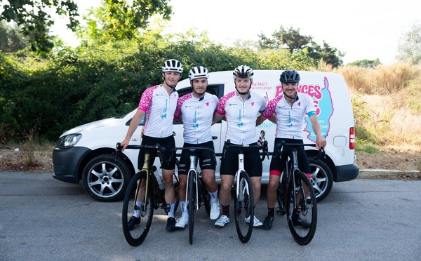 Quatre futurs policiers ont fait le tour de Corse à vélo pour réaliser les rêves d'enfants gravement malades