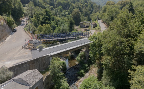 Le pont Blanc d'Orezza à nouveau ouvert après une vaste opération de confortement