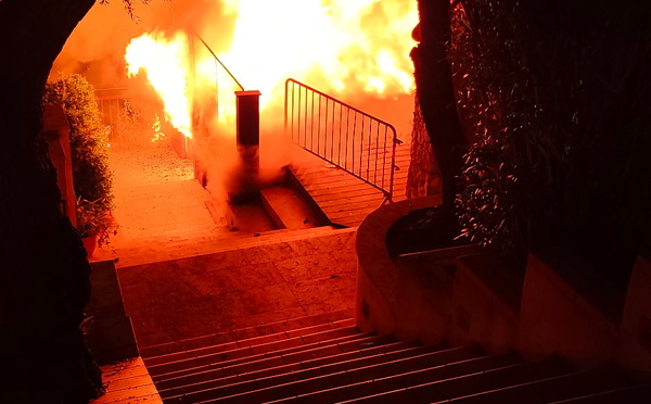 À Calvi, un incendie se déclare dans la Citadelle après le feu d’artifice du 15 août