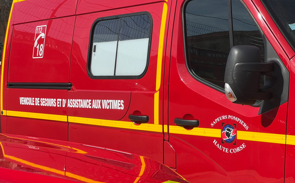 Speloncato : une voiture chute de 80 mètres en contrebas de la RD63, deux blessés