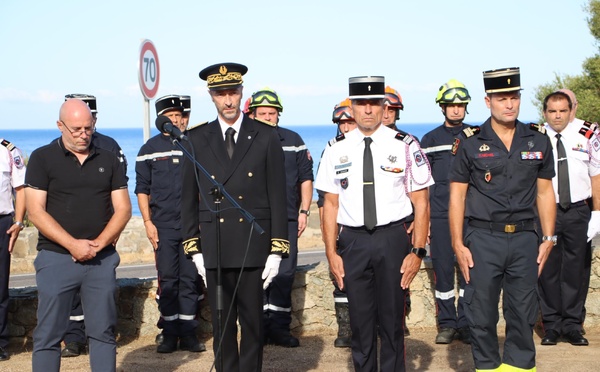 Palasca - Les "Vulcains" ont honoré le souvenir des sapeurs Cameau et Fauvel