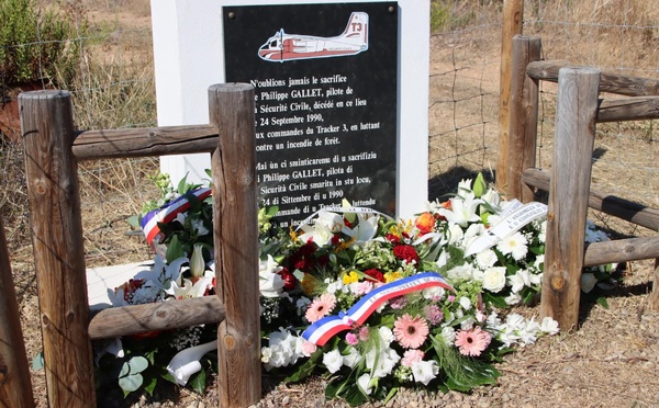 Calenzana - les sapeurs-pompiers ont rendu hommage à Philippe Gallet