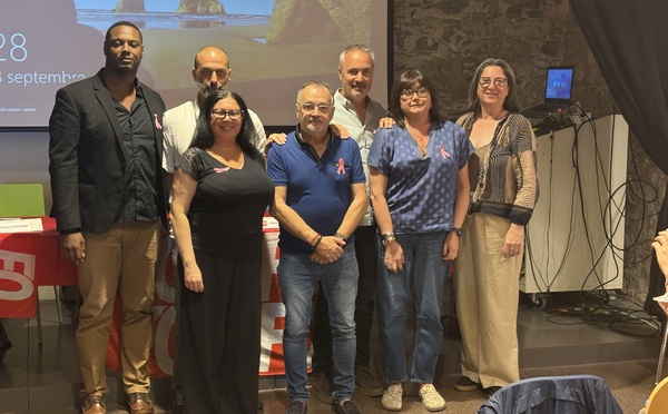 XIIIème Congrès de Force-Ouvrière de la Haute-Corse : Christophe Bertin réélu secrétaire général.