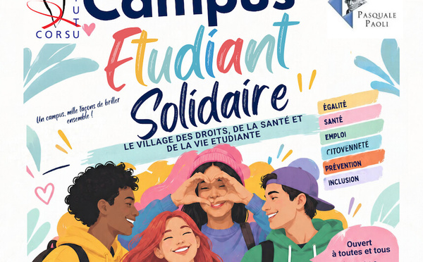 À Corte, le Campus étudiant solidaire veut faire bouger les lignes autour des droits et de la santé