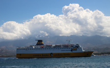 La "Der" de Corsica Ferries au port de Calvi