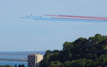 La Patrouille de France dans le ciel de Corse