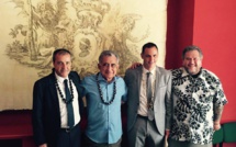 Les indépendantistes polynésiens reçus en Corse, avant de partir en campagne pour la présidentielle