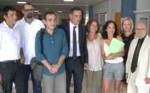 Bastia : Retour aux sources pour Gilles Simeoni au lycée Giocante
