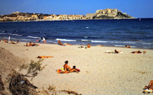 Début de noyade sur la plage de Calvi