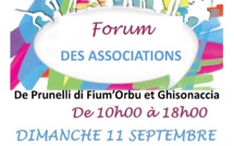 10 ème forum des associations de Ghisonaccia et Prunelli dimanche à Migliacciaru 
