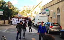 Procès de Paris : Nouvelles manifestations de Lycéens à L'Ile-Rousse, Bastia et Ajaccio