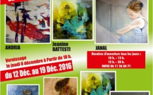 Expositions collectives à l’Espace Casanova de Lupino du 4 Décembre au 19 Décembre 2016