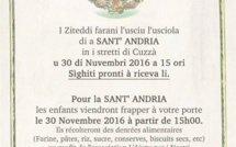 Sant'Andria in i stretti di Cuzzà u 30 di Nuvembri