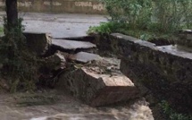 Intempéries : Le Fiumicellu emporte le pont génois de Miomo