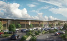 Le futur centre commercial l'Atrium, accueillera le 1er hypermarché Auchan de l'Ile