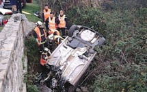 Spectaculaire sortie de route à Ghisonaccia. Une femme de 77 ans polytraumatisée