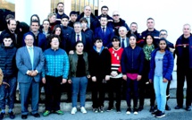 Les 16 premiers cadets de sécurité civile de Corse, ont signé leur charte à Corte